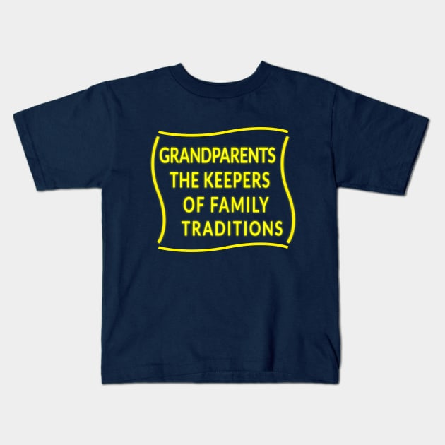 Preserving Legacy: Grandparents-Inspired Kids T-Shirt by EKSU17